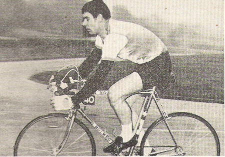 Alan Bridges riding a Holmes - 1965